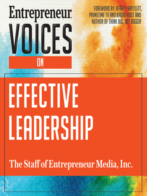 Cover image for Entrepreneur Voices on Effective Leadership